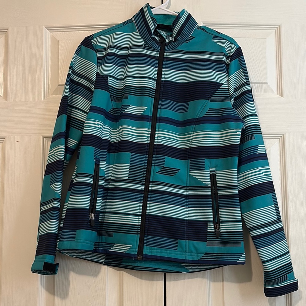 Teal and Black Western Rank 45 Coat